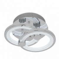 Distribuidor - Lâmpadas Diversas | Lâmpadas Modernas | PLAFON SYDNEY 32W 3000-4000-6500K CROMO 14X30X20 CM 4160 LM REGULABLE,MEMORIA Y C.REMOTO Ref: 155982020